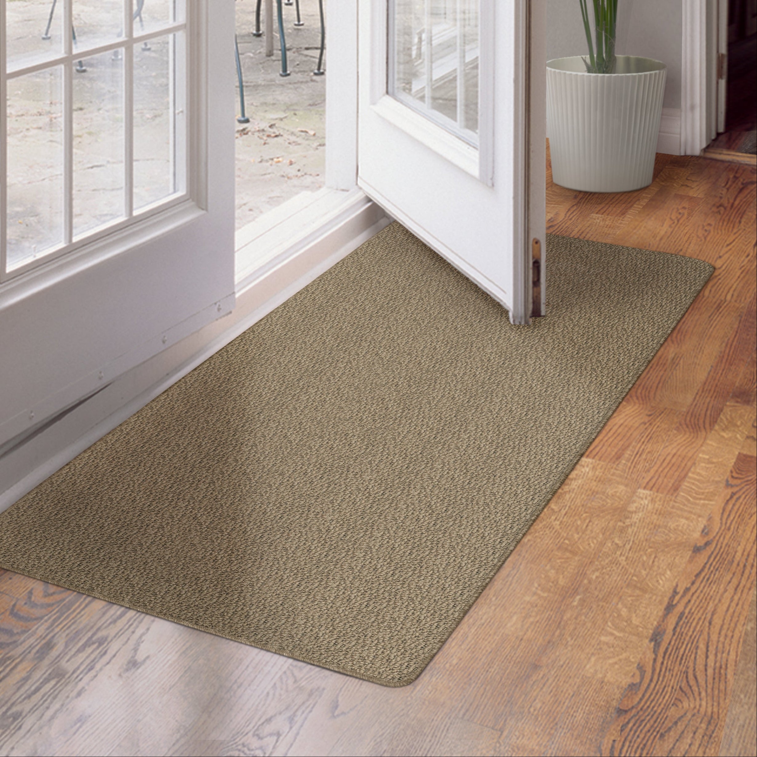 2'x5' Lincoln Tufted Oatmeal Runner