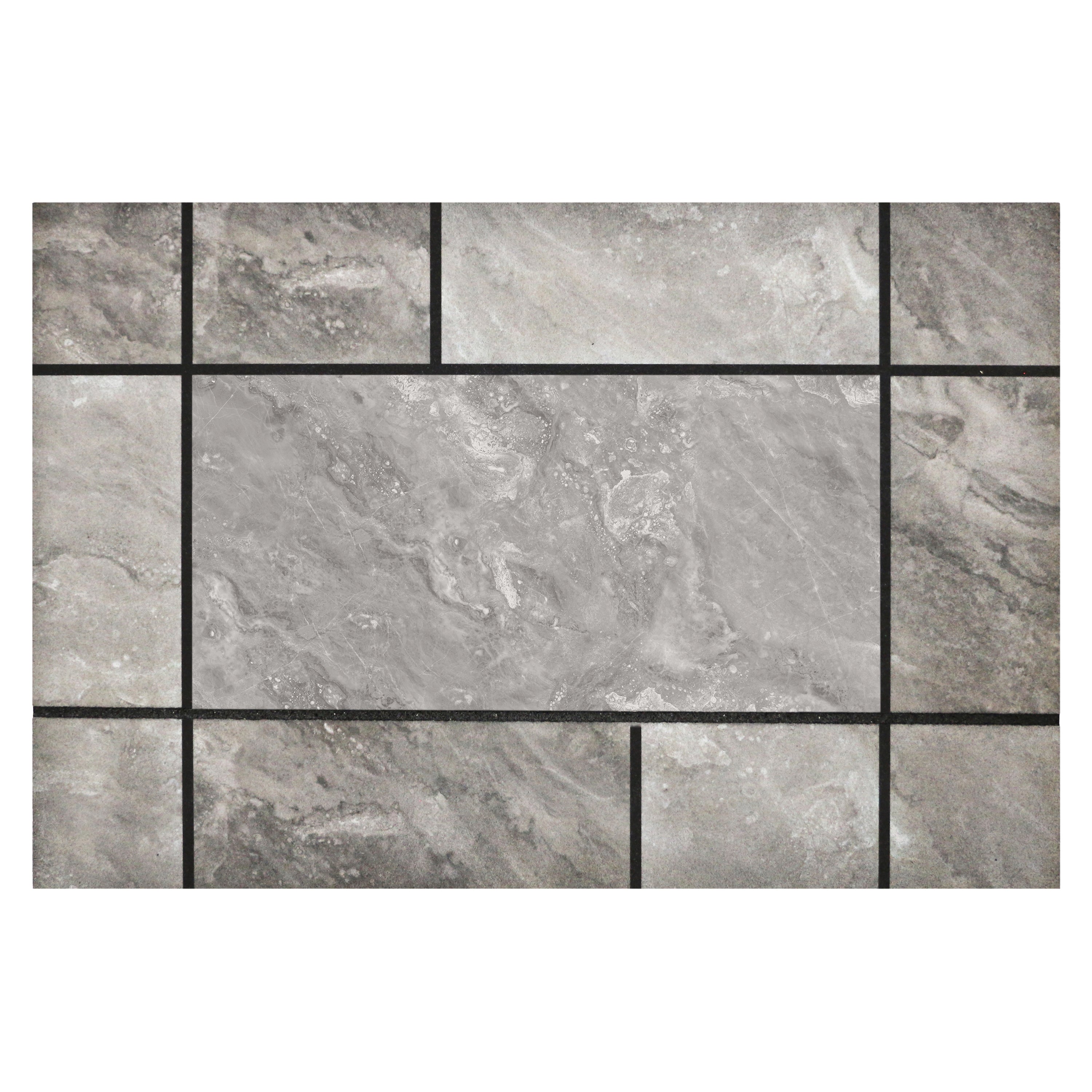 2'x3' Lima Scrolling Stone Door Mat