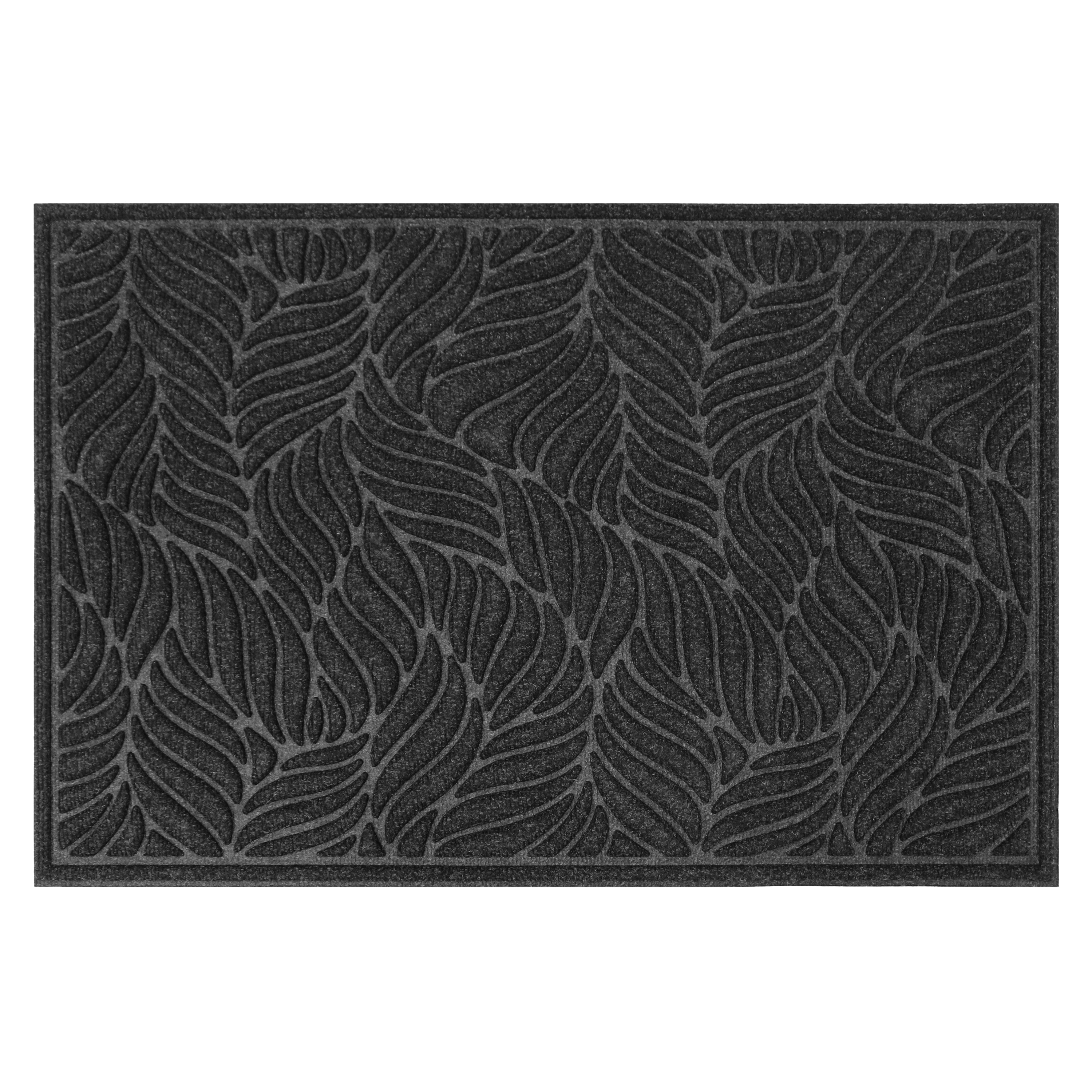 2'x3' Contours Twisted Leaves Door Mat