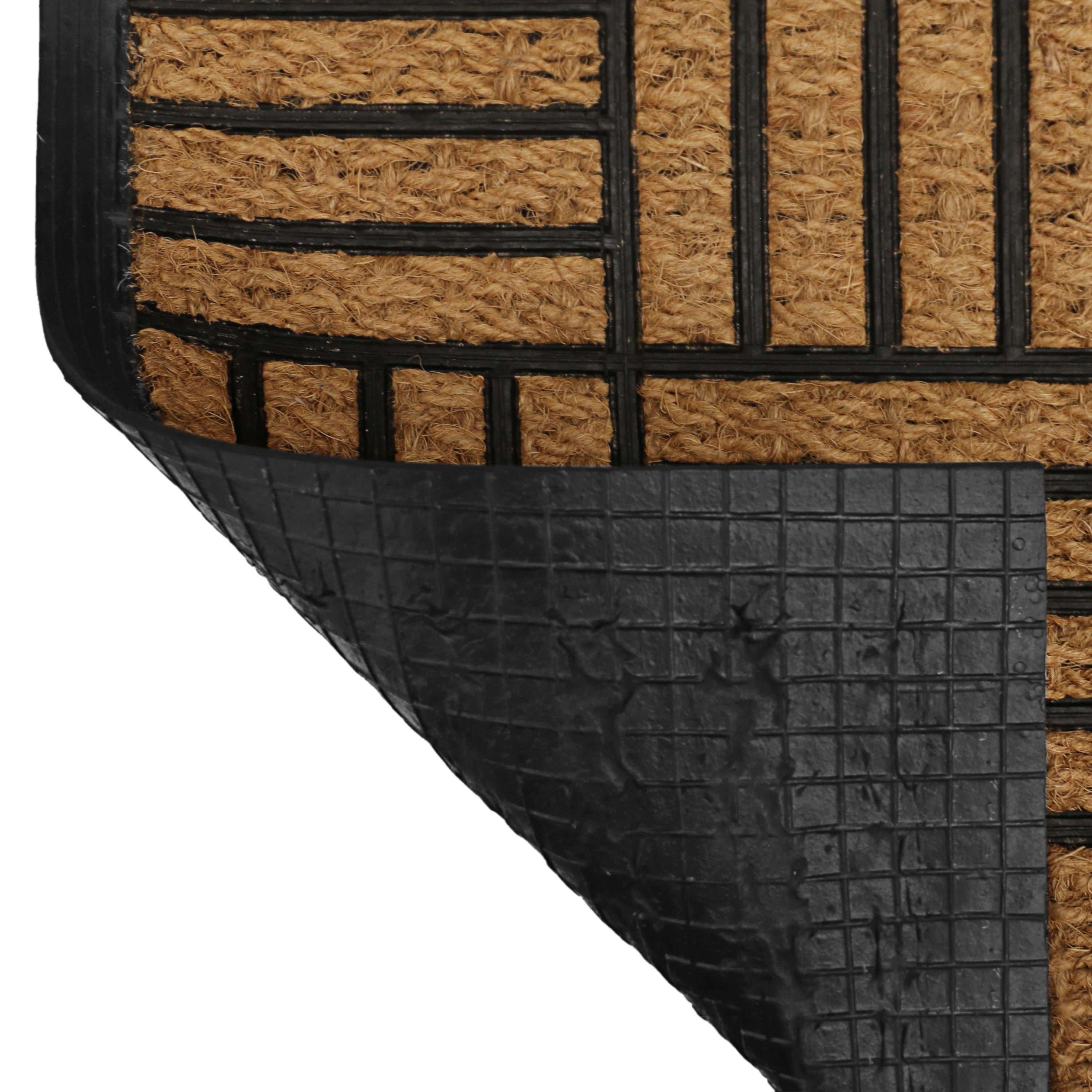 18"x30" Parquet Coir Door Mat