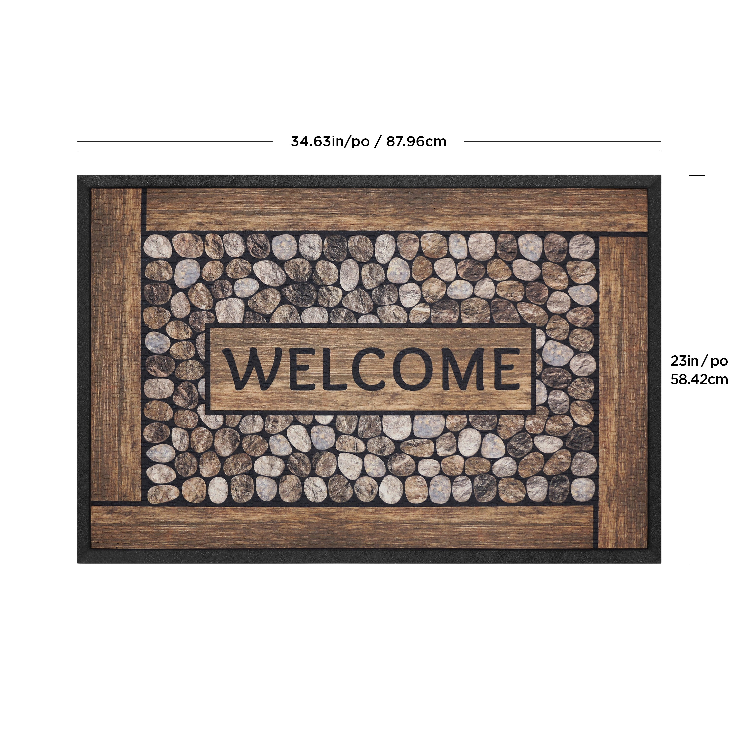 2'x3' Soft-Step Lima Pebble Welcome Door Mat