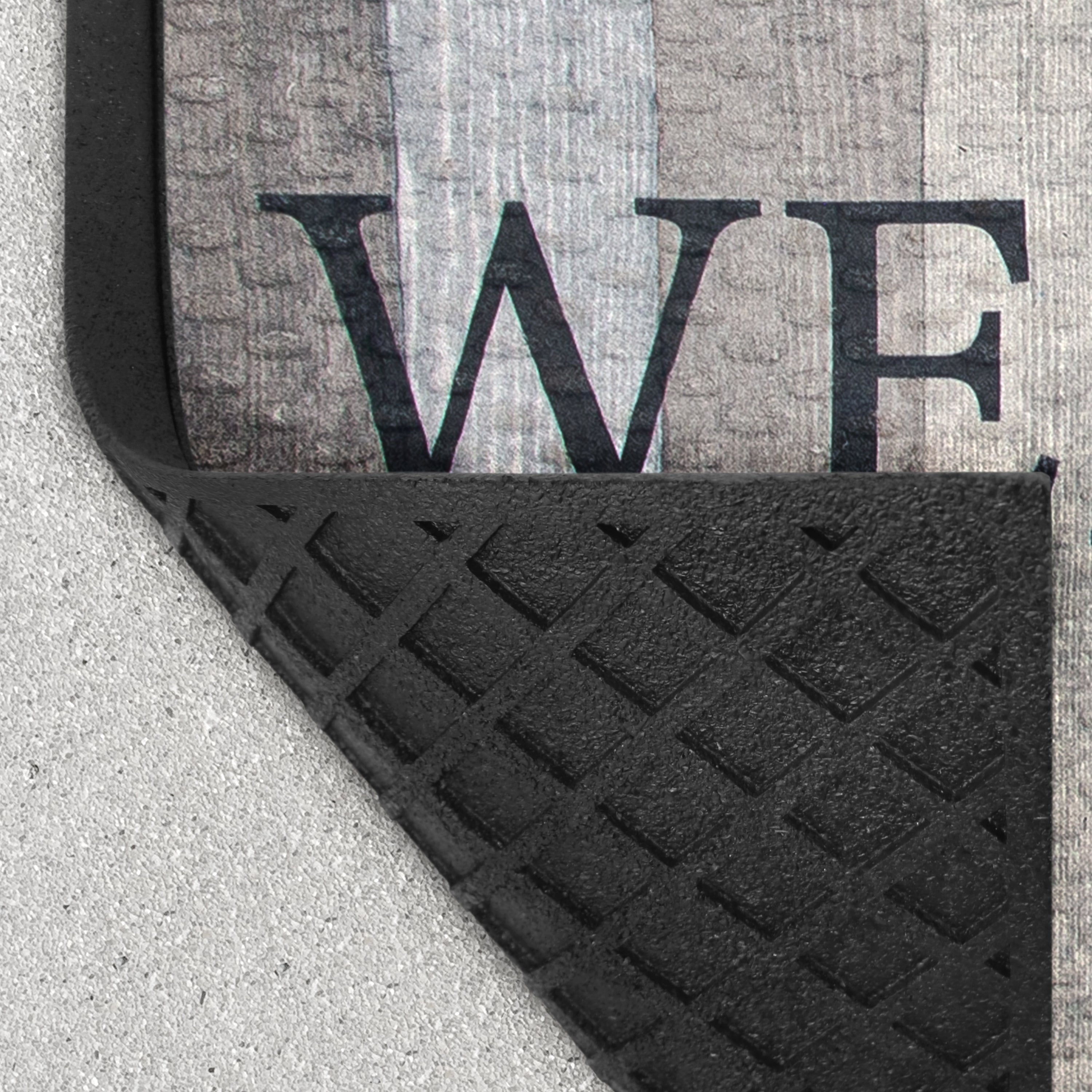 18"x30" Softstep Lima Blue-Grey Wood Panel Door Mat