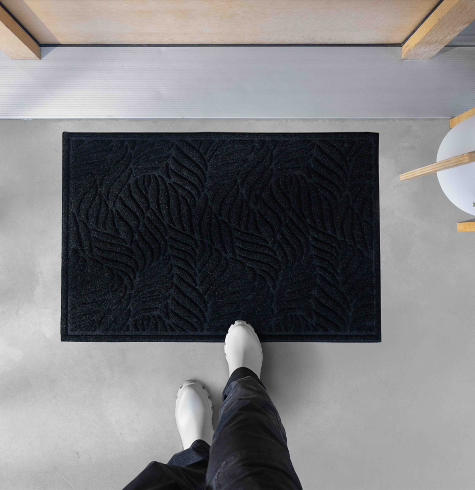 2'x3' Contours Twisted Leaves Door Mat