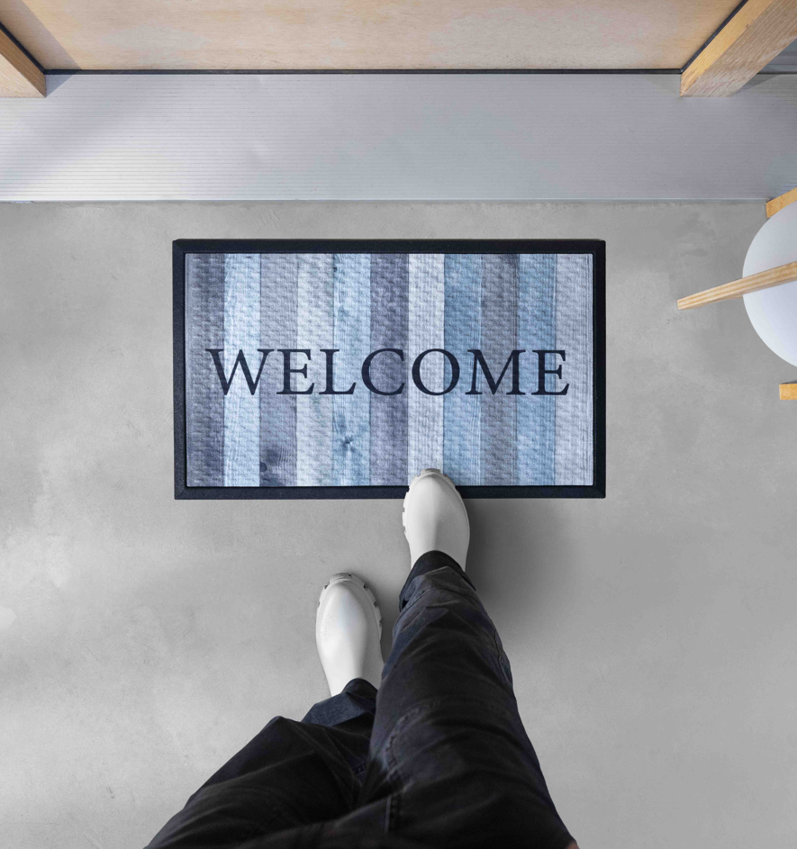 18"x30" Softstep Lima Blue-Grey Wood Panel Door Mat