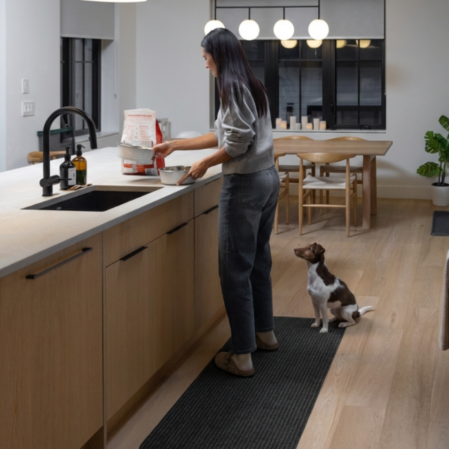 2'x5' Concord charcoal Runner