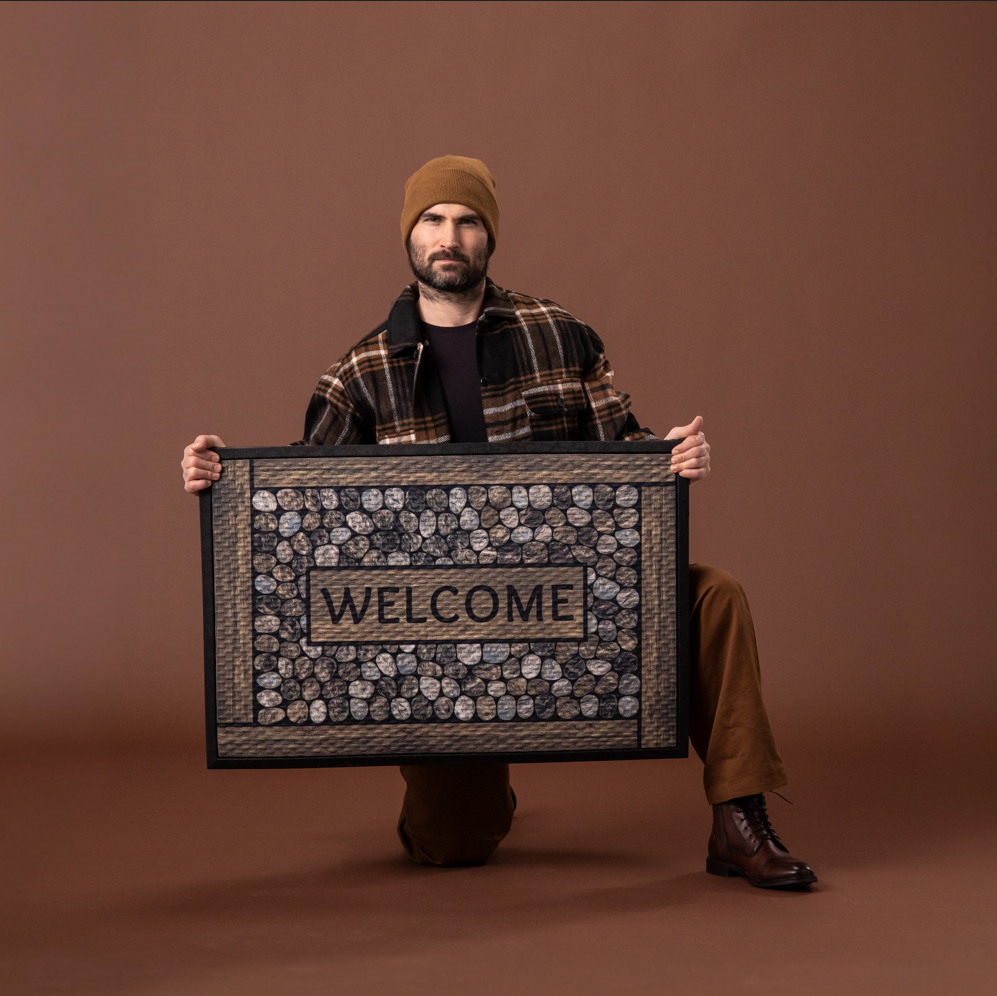 2'x3' Soft-Step Lima Pebble Welcome Door Mat