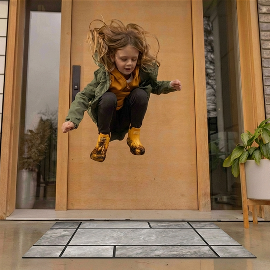 2'x3' Lima Scrolling Stone Door Mat