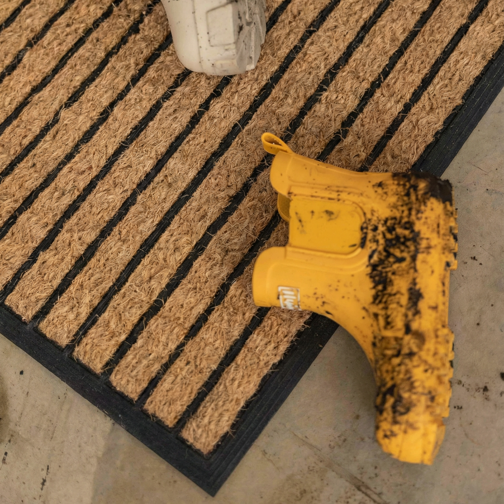 2'x3' Striped Coir Door Mat