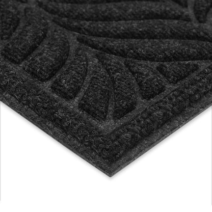 2'x3' Contours Twisted Leaves Door Mat