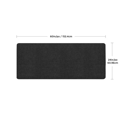 2'x5' Concord charcoal Runner