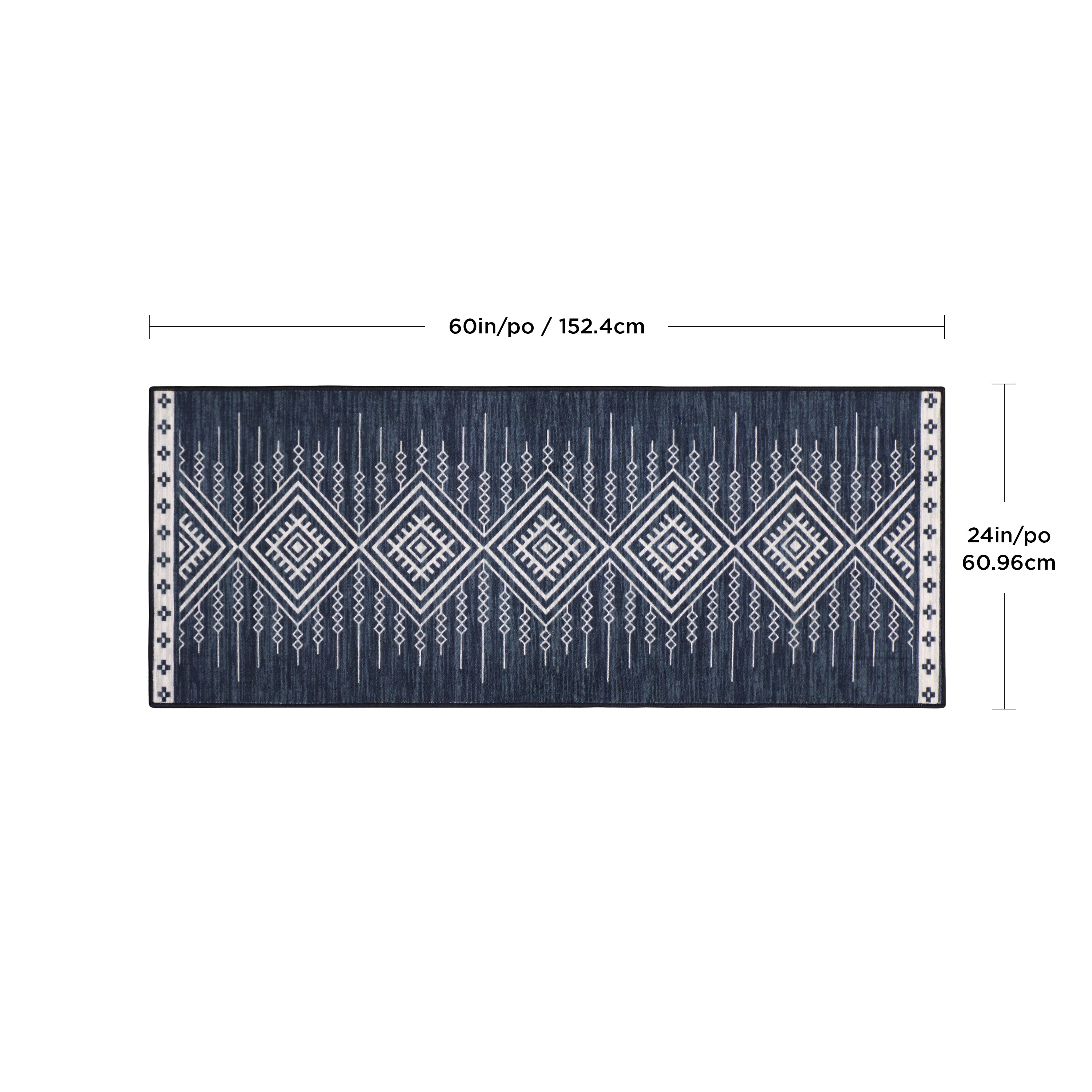 2'x5' Wikki Decorated Runner