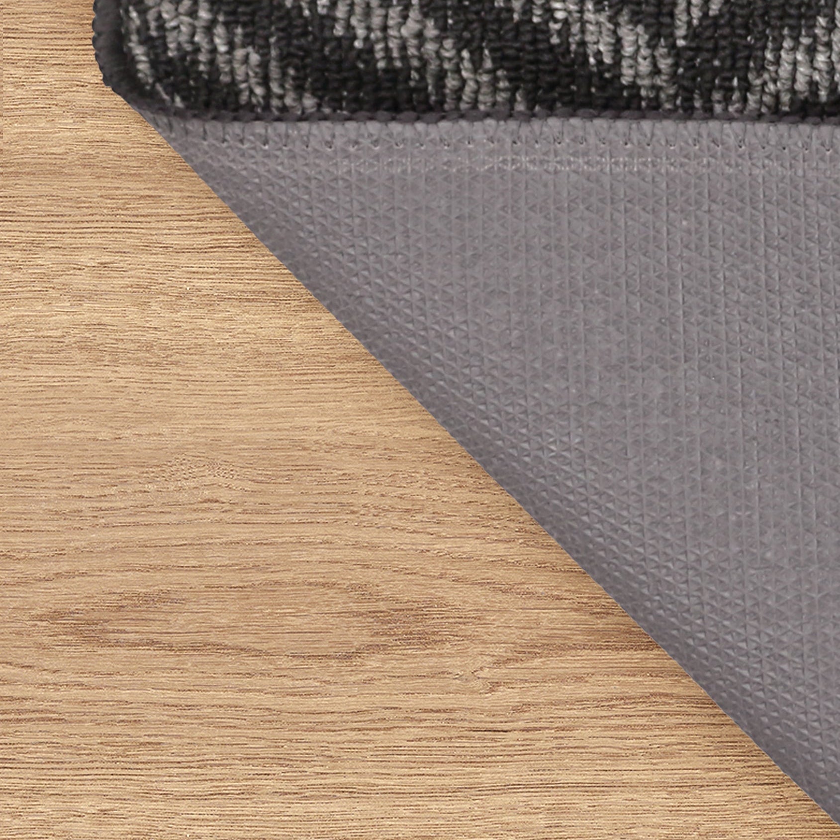 4'x6' Herringbone Linear Charcoal Floor Mat