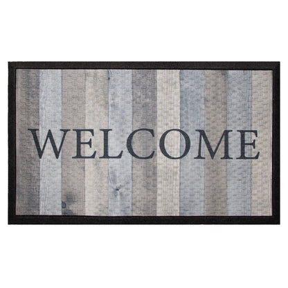 18"x30" Softstep Lima Blue-Grey Wood Panel Door Mat