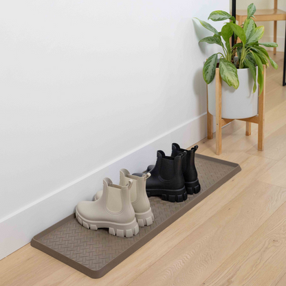 Boot Tray with rain boots 
